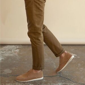 Nisolo Lightweight Flex Derby Tan Suede Shoes